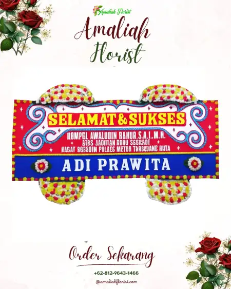 Papan Bunga Ucapan Selamat Gendayakan